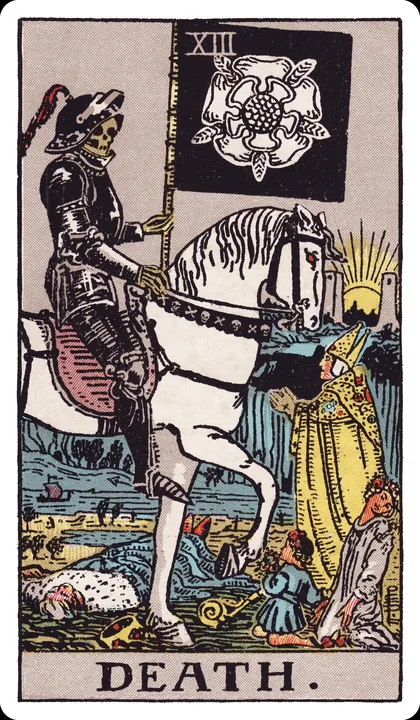 Lá bài Cái Chết (Death) trong bộ Rider-Waite-Smith