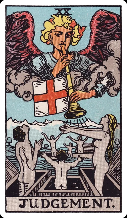Lá bài Phán Xét (Judgement) trong bộ Rider-Waite-Smith